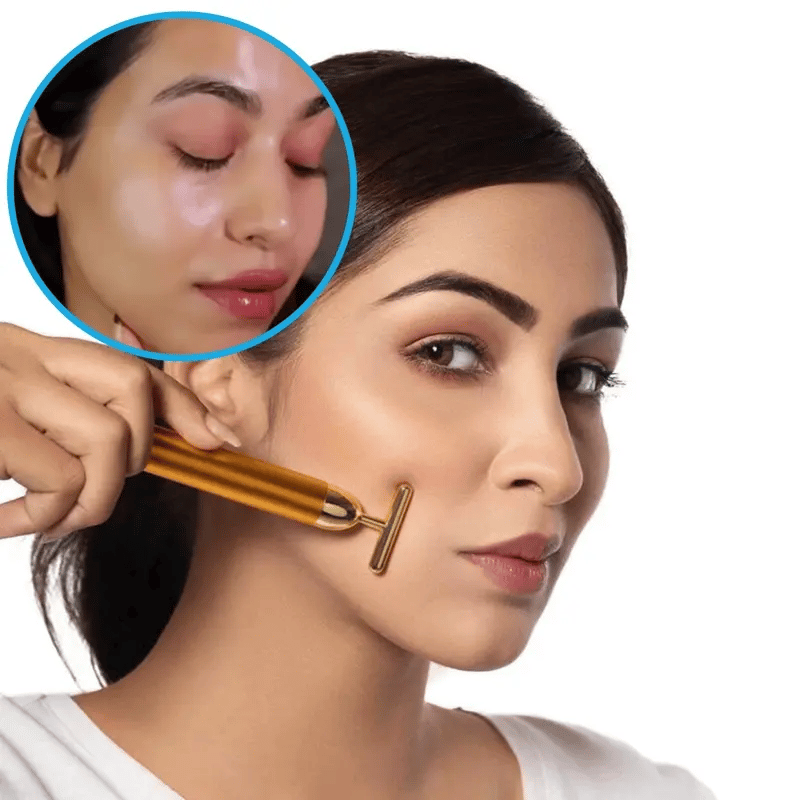 24K Gold Sonic Facial Massager-Advanced Beauty Bar