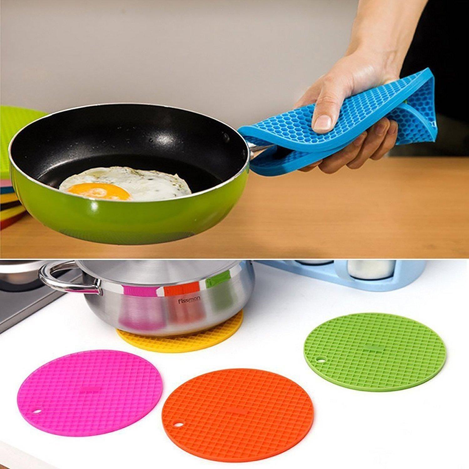 Silicone Heat Resistant Table Mat (Pack of 3)